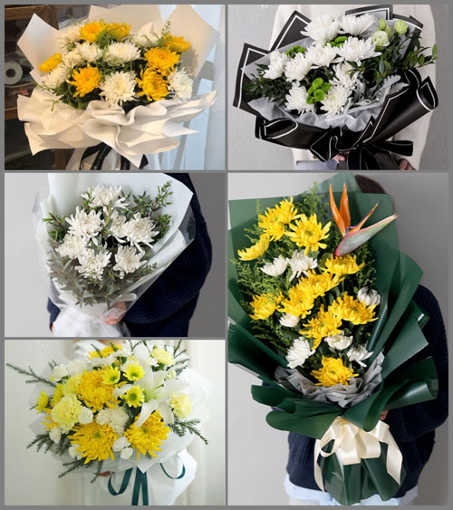 福建莆田涵江区梧塘镇松东村白事花束代送